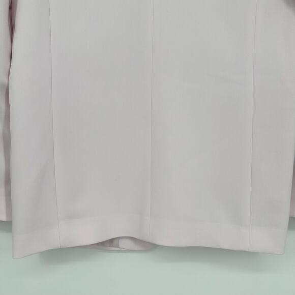 Abercrombie & Fitch Oversized Blazer Minimalist Modern Work Jacket, Light Pink - Picture 7 of 10